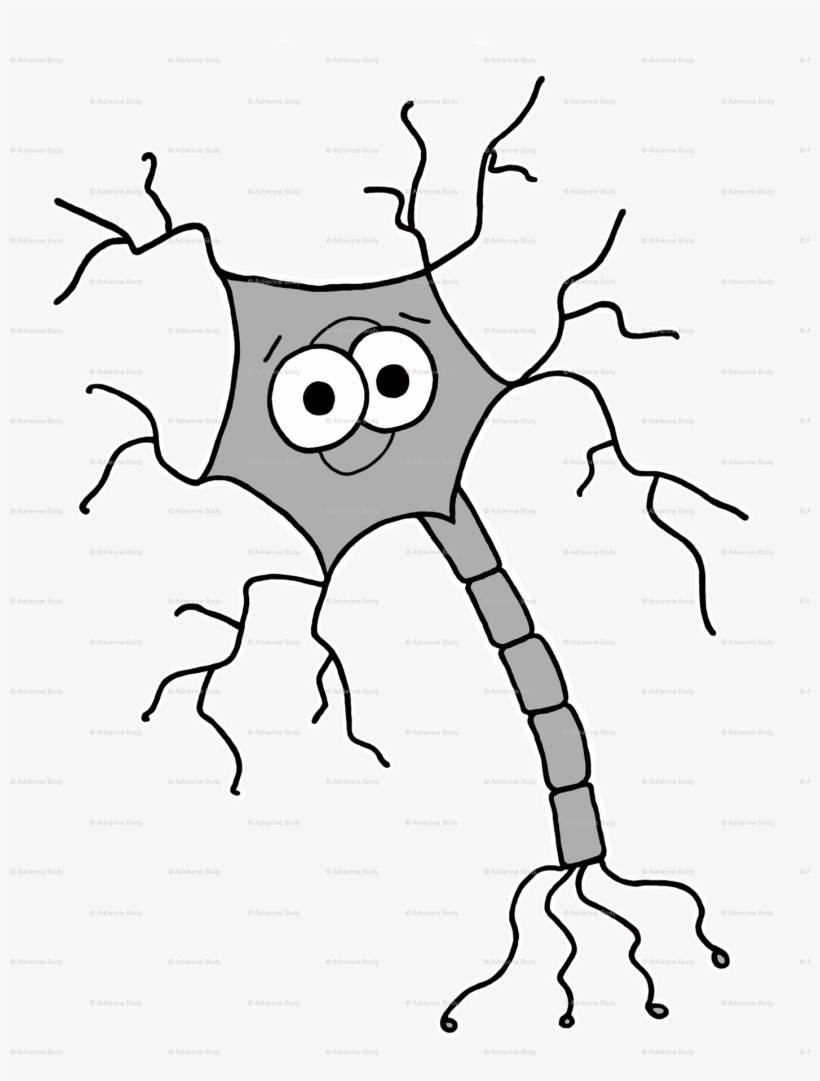 Cute Neuron, transparent png