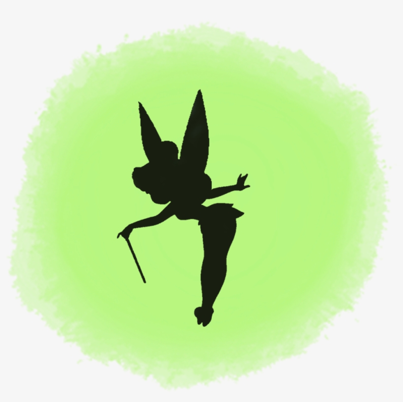 Clipart Resolution 1024*1024 - Tinkerbell Silhouette Printable, transparent png