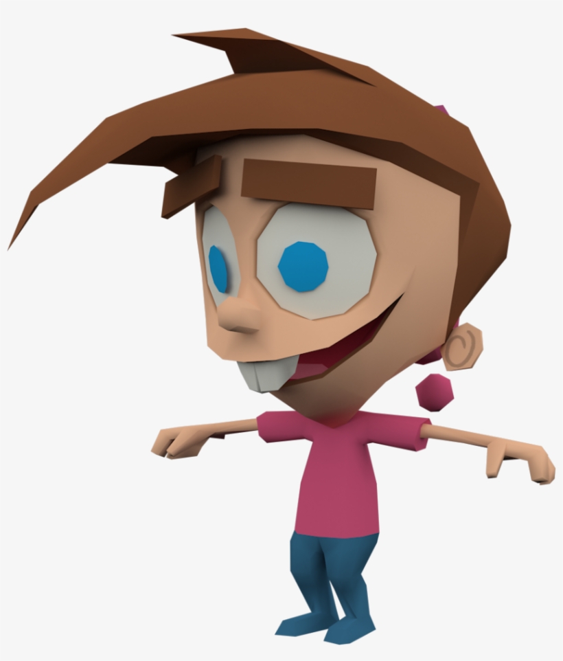 Timmy Turner Attack Of The Toybots Model By Crasharki-dbwbiax - Timmy Turner Attack Of The Toybots Model, transparent png