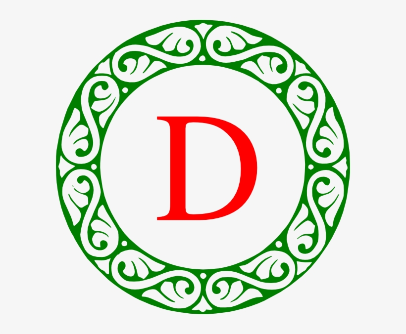 How To Set Use Letter D Christmas Monogram Clipart, transparent png