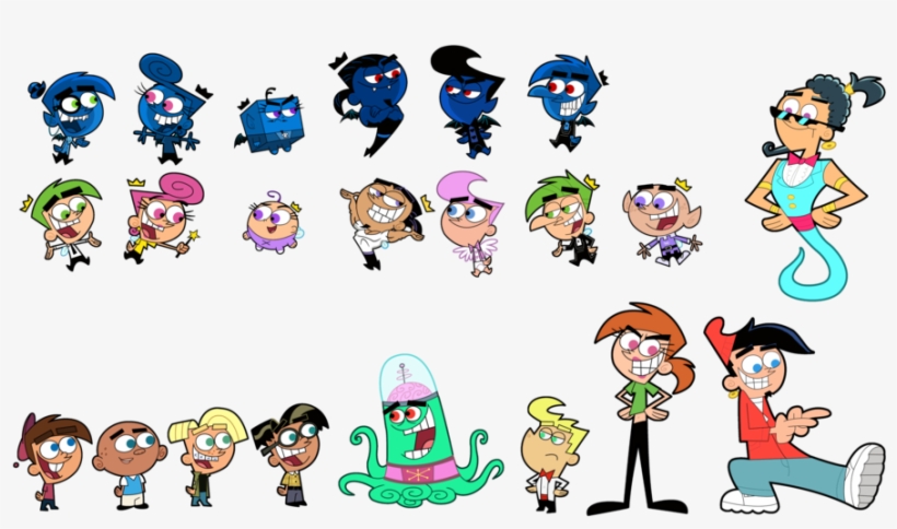 Fairly Odd Parents Characters The Fairly Oddparents Fairly Oddparents Characters List 900x498 Png Download Pngkit
