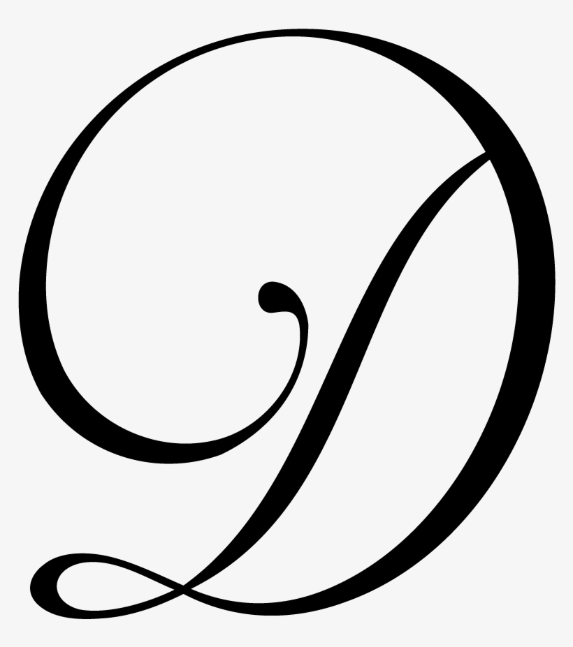 Svg - D Monogram, transparent png