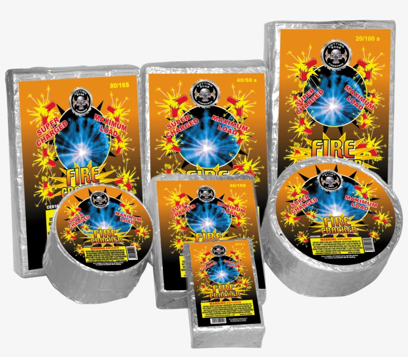 Cutting Edge Firecrackers,11/2" 16s - Product, transparent png