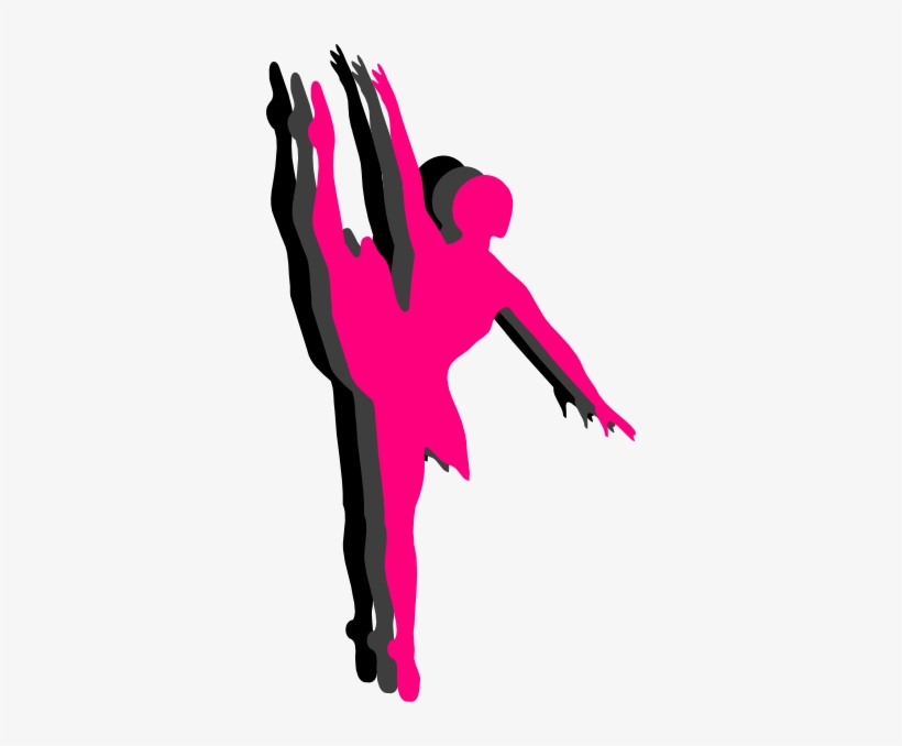 Triple Ballet Dancer Silhouette Clip Art - Dancer Clipart, transparent png