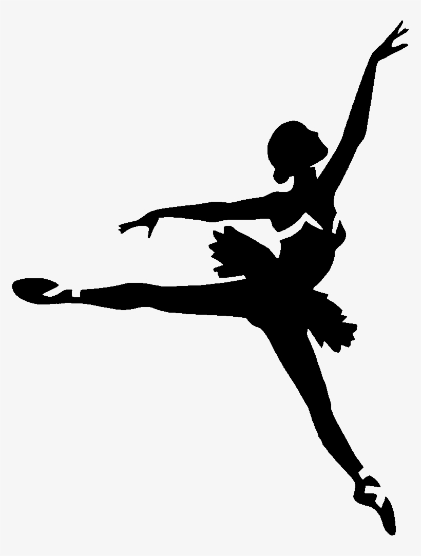 Ballerina Png - Black And White Ballerina Png, transparent png
