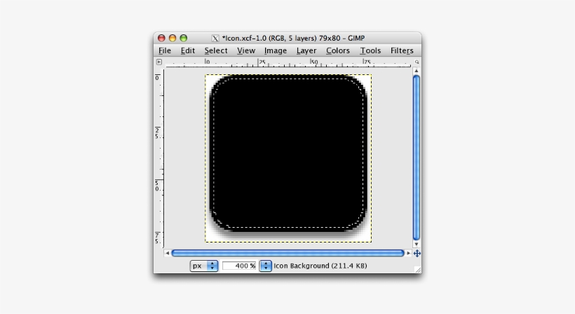 Set The Foreground Color To White And Select The Transparent - Black Glass Effect, transparent png