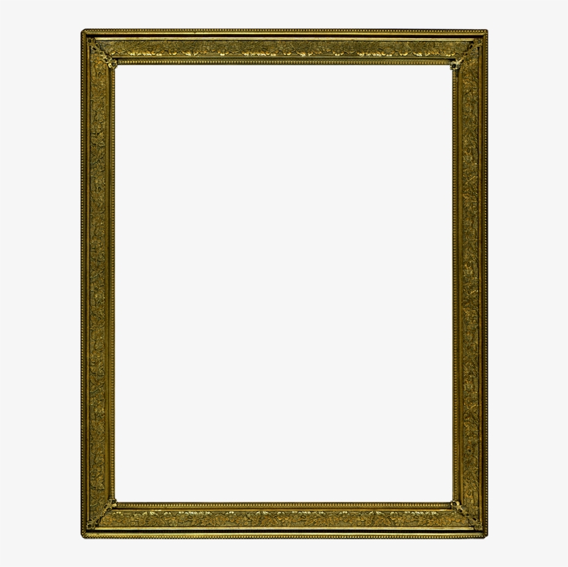 Vintage Engraved Metal Frame From My Personal Collection - Деревянная Рамка Для Фото Png, transparent png