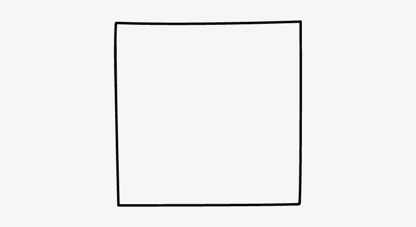 Una Sencilla Y Común Imagen De Borde - Black Square Frame Png, transparent png