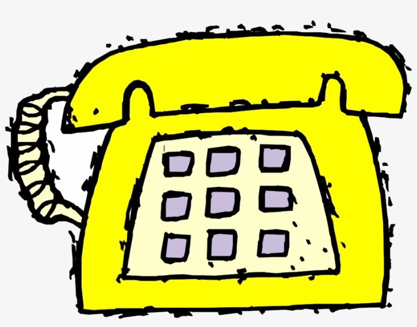 Clipart Png File Tag List, Clip Arts Svg File - Yellow Telephone Clipart, transparent png