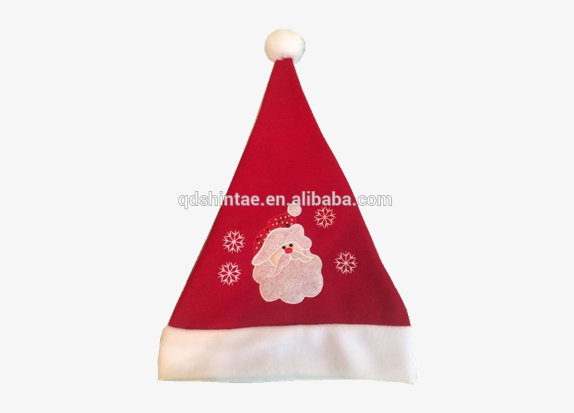Embroidery Christmas Santa Hat - Christmas Day, transparent png