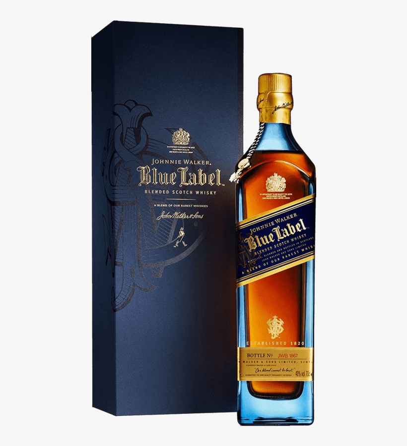 Jw Blue Label - Johnnie Walker Blue Label Whisky 70cl, transparent png