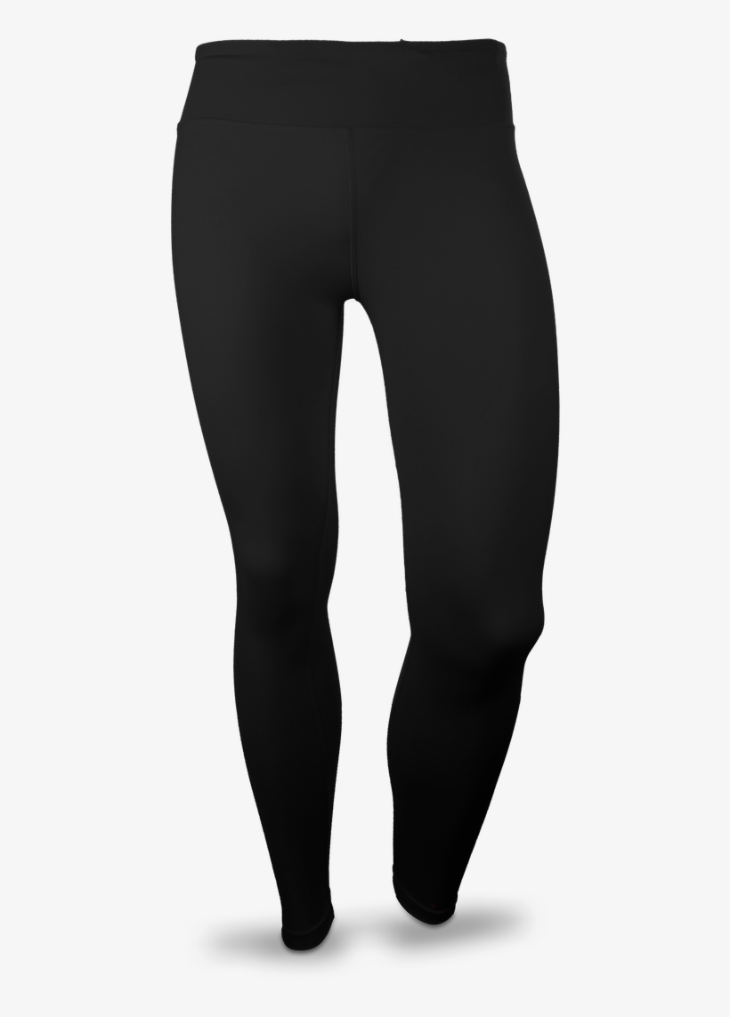 Women's Performance Leggings - Black High Waisted Leggings, transparent png