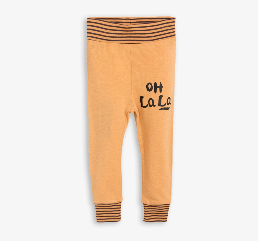 Mini Rodini Ohlala Wool Leggings Beige, transparent png