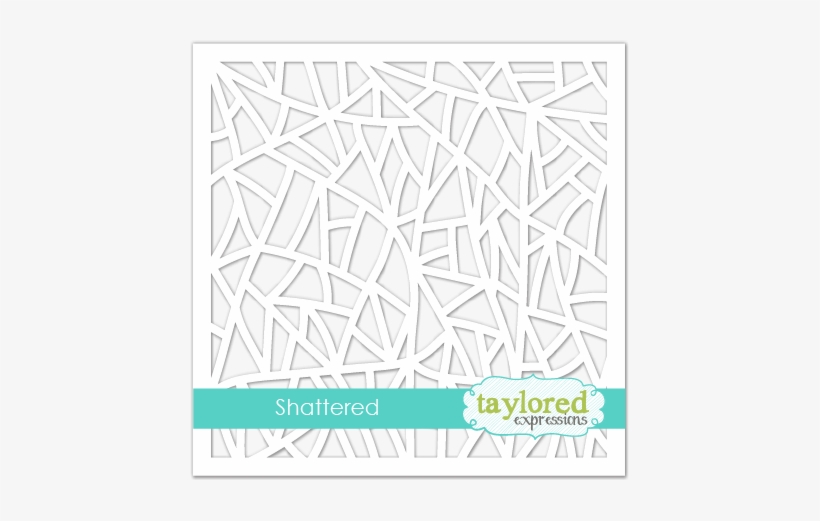 Shattered Stencil - Taylored Expressions, transparent png