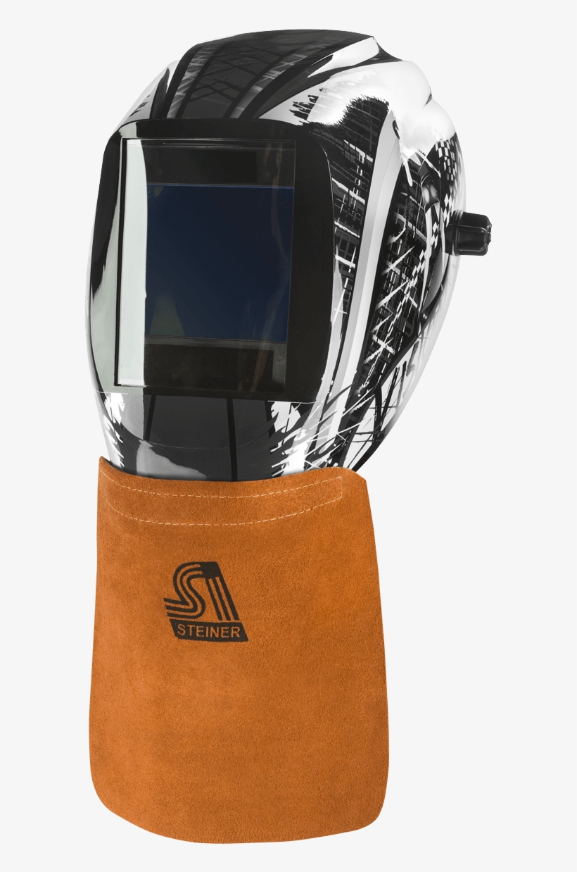 8″x8″ Cowhide Helmet Bib - Bib And A Helmet, transparent png