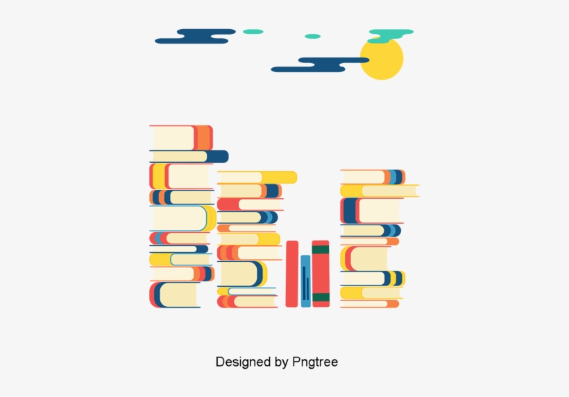 Graphic Design Of Hand-painted Cartoon Books, Simple, - Graphics, transparent png