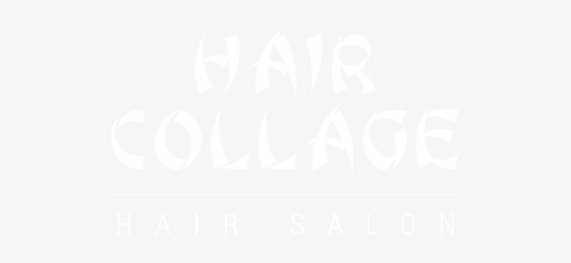 Hair Collage Logo White2 - Hair Collage, transparent png
