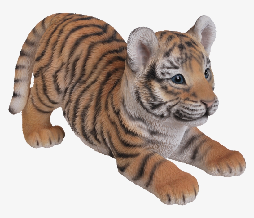 Clipart Royalty Free Stock Transparent Tiger Big Cat - Hi-line Gift Ltd. Playing Tiger Cub Figurine, transparent png