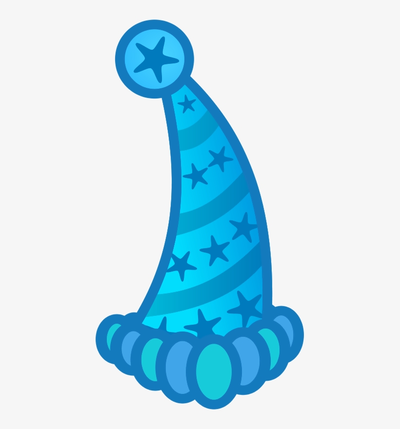 The Party's Hat - Birthday Hat Png Blue, transparent png