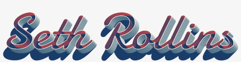 Seth Rollins 3d Letter Png Name - Graphic Design, transparent png