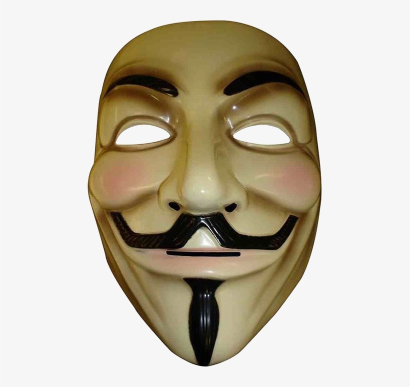 V For Vendetta Mask Transparent, transparent png
