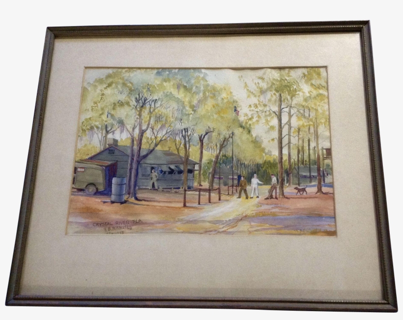 F B Mitchell, Crystal River Florida Watercolor Works - Painting, transparent png