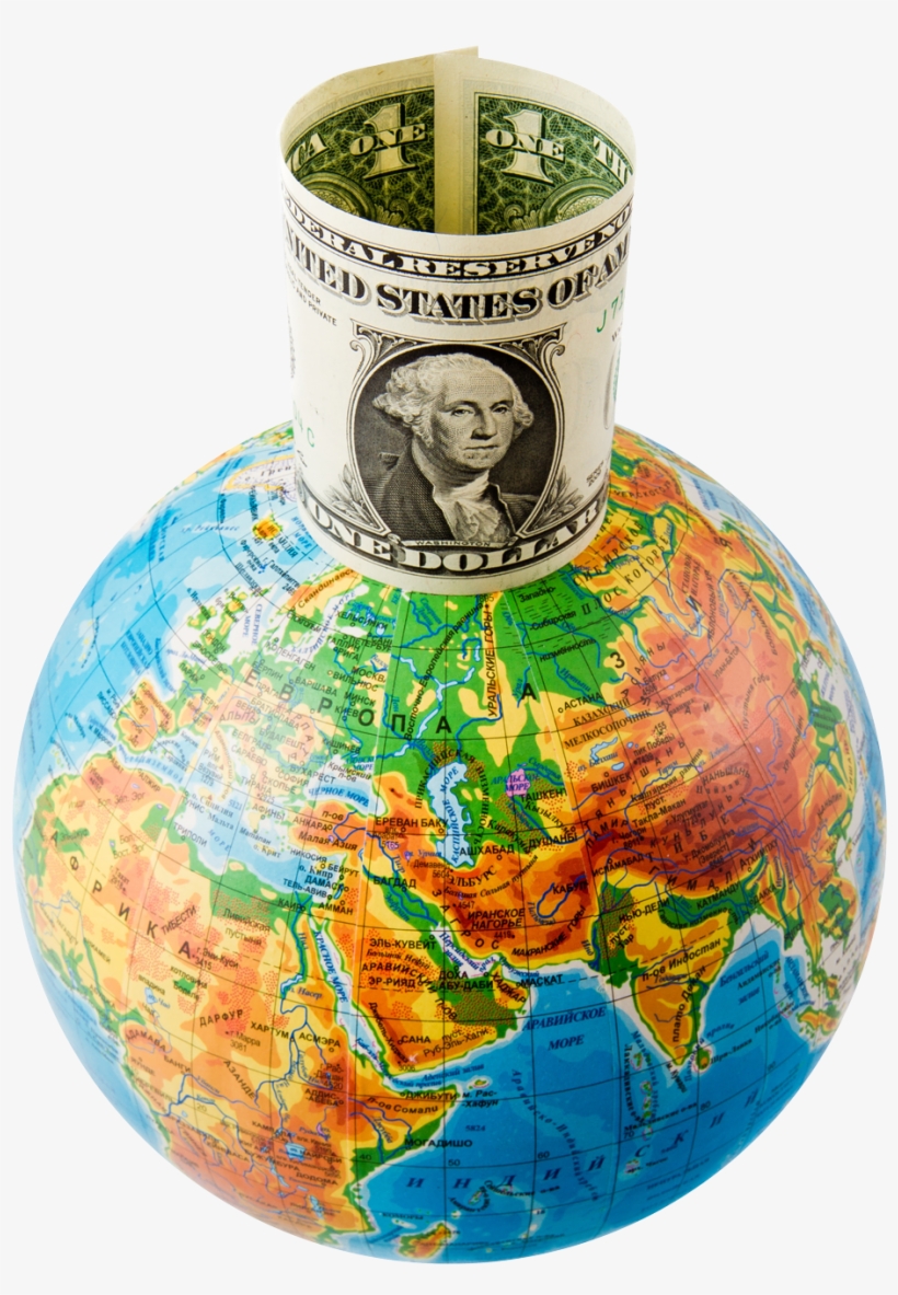 Globe With Dollar Png Image - Coin Pngpix, transparent png