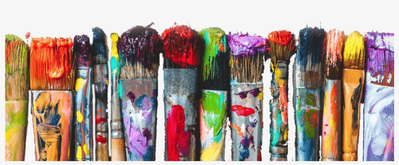 Paint Brushes, transparent png