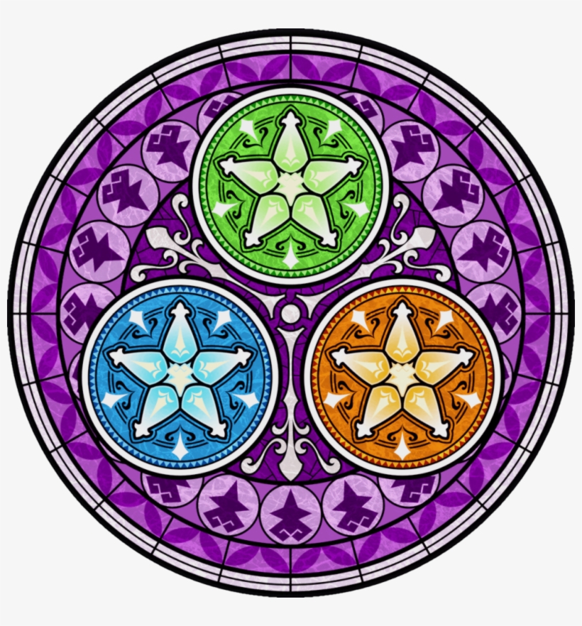 How To Make Kingdom Hearts Stained Glass Art - Paopu Fruit Kingdom Hearts Birth By Sleep, transparent png
