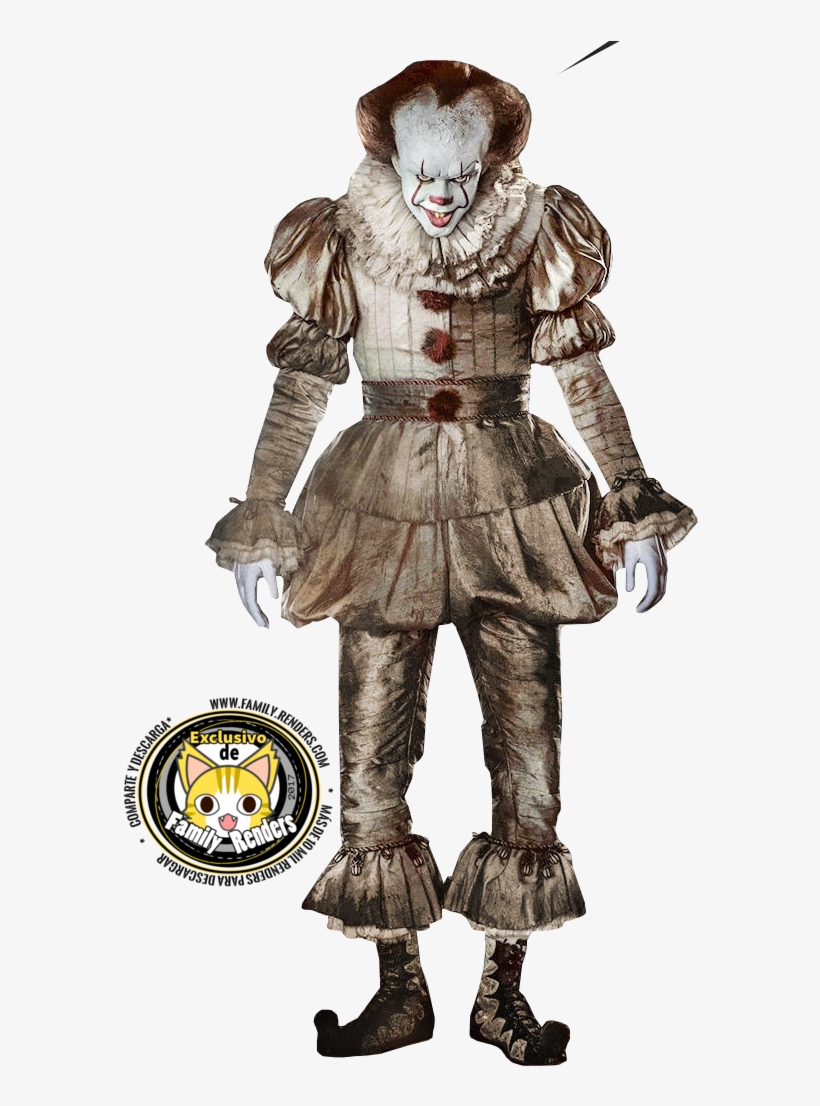 It Pennywise Png 2017 Movie It Pennywise The Clown Outfit Cosplay Costume 663x1074 PNG
