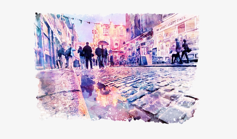 Bleed Area May Not Be Visible - Dublin Watercolor, transparent png
