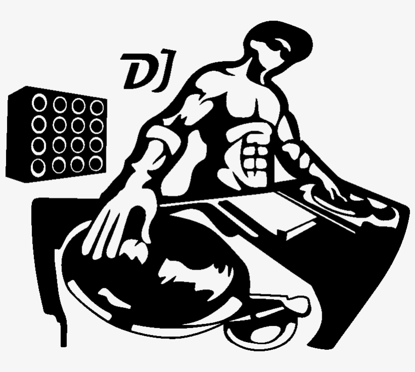 Sticker Muscl Pinterest Wall - Stickers Dj, transparent png