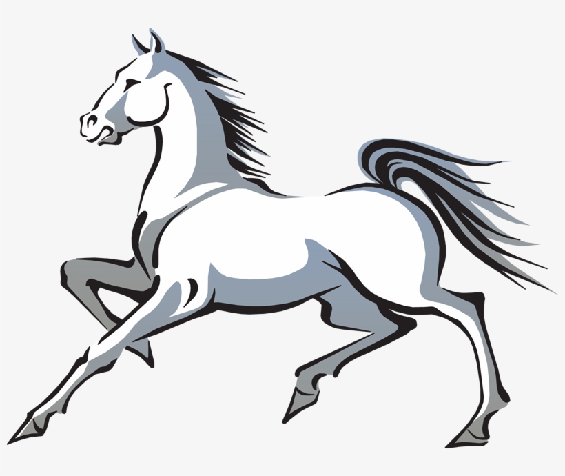 Free Dallas Cowboys Clip Art - White Horse Clipart, transparent png
