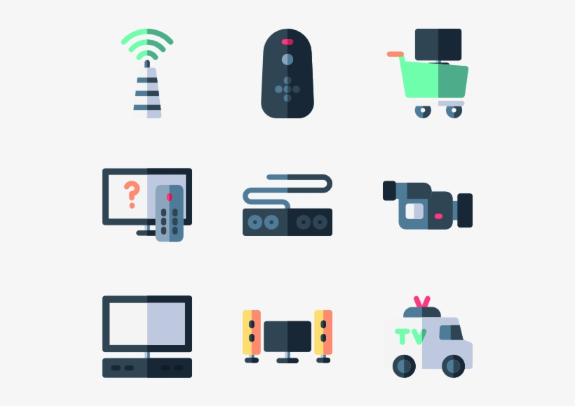 Television, transparent png