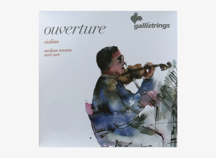 Galli Ouverture Violin Set Steel Core Strings Medium - Galli Ouverture 45 4/4, transparent png