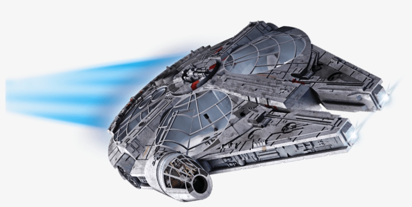 Millennium Falcon - Air Hogs Star Wars Remote Control Millennium Falcon, transparent png