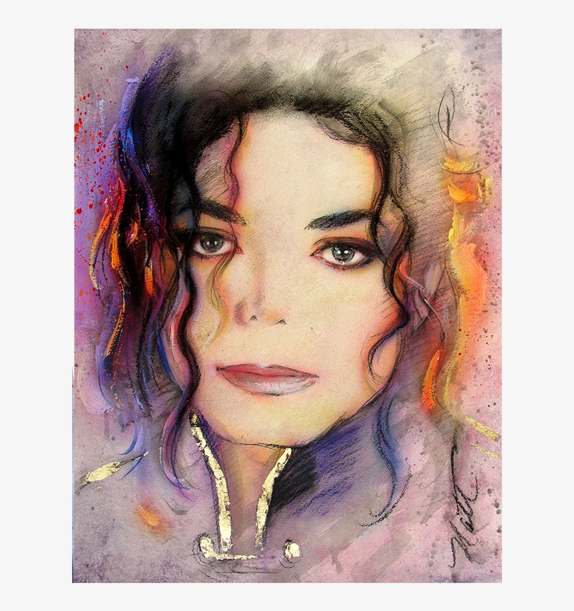 Portrait In Gold 792×792 Pixels - Michael Jackson, transparent png