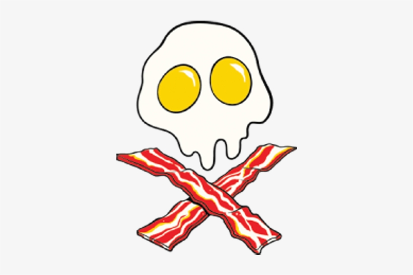 Bacon And Egg Crossbones, transparent png