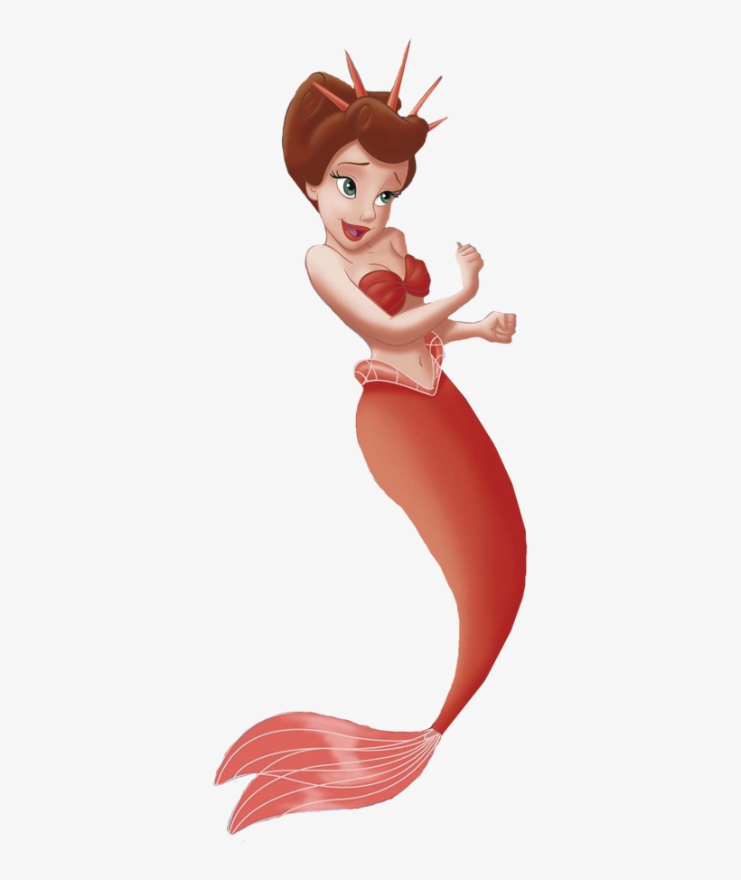 Attina Mermaid - Little Mermaid Sisters, transparent png