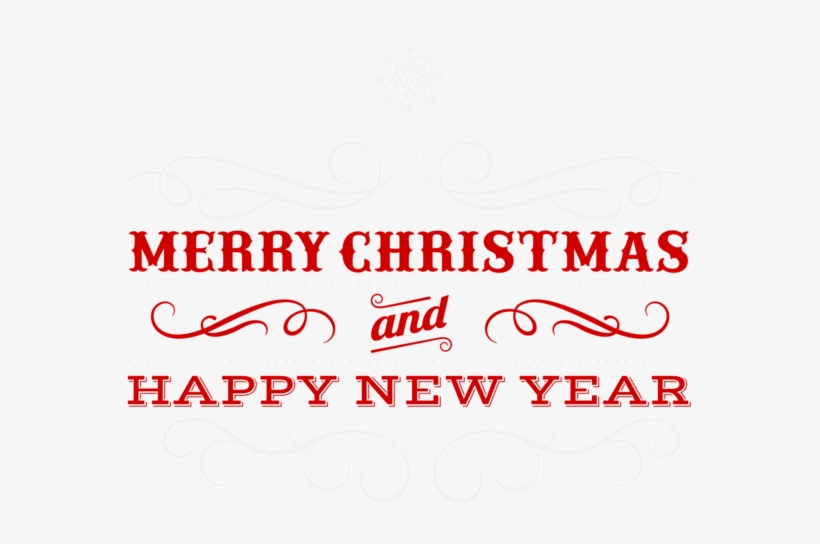 Merry Christmas Transparent Clip Art Image - Merry Christmas And Happy New Year Png, transparent png