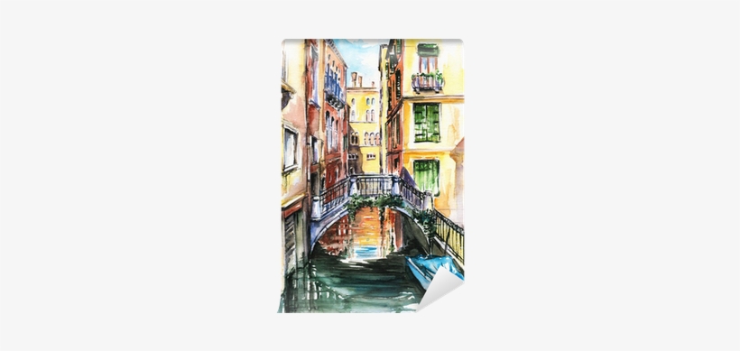 Venice Drawing Watercolor Graphic Library Stock - Summer In Venice Curtains, transparent png