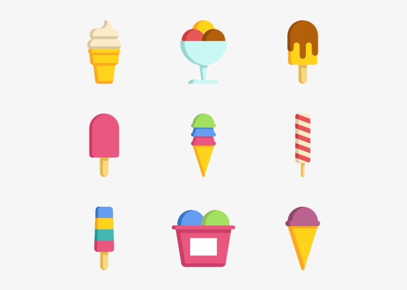 Ice Cream Icon Clip Black And White Download - Ice Cream Vector Icon, transparent png