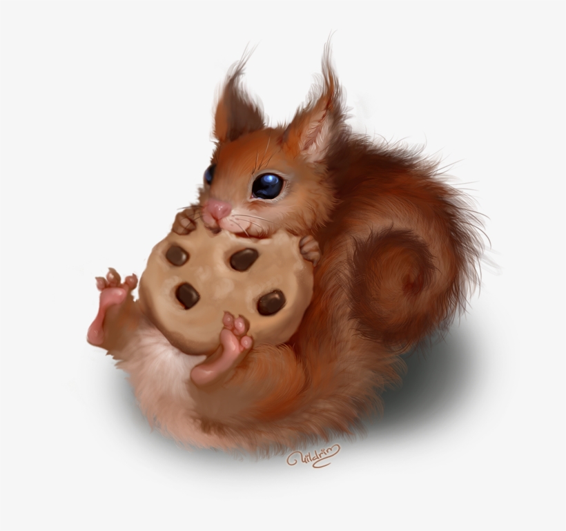 Explore Red Squirrel, Clipart Images, And More - Red Squirrel Drawing, transparent png