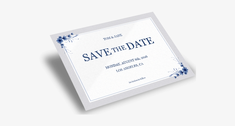 Make Color Rich Save The Date Cards - Diploma, transparent png