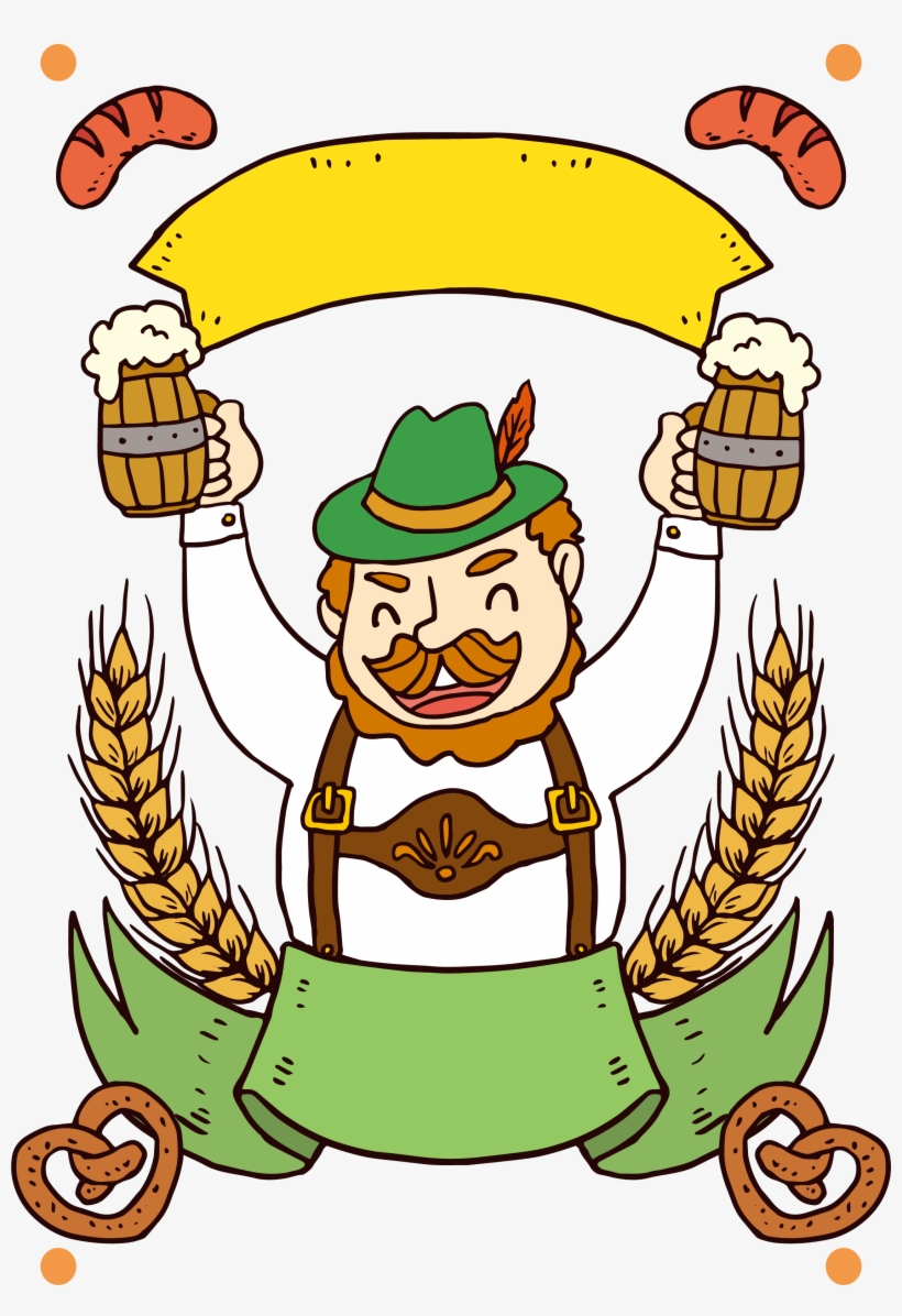 Black And White Stock Oktoberfest Germany Beer Clip - Oktoberfest Art, transparent png