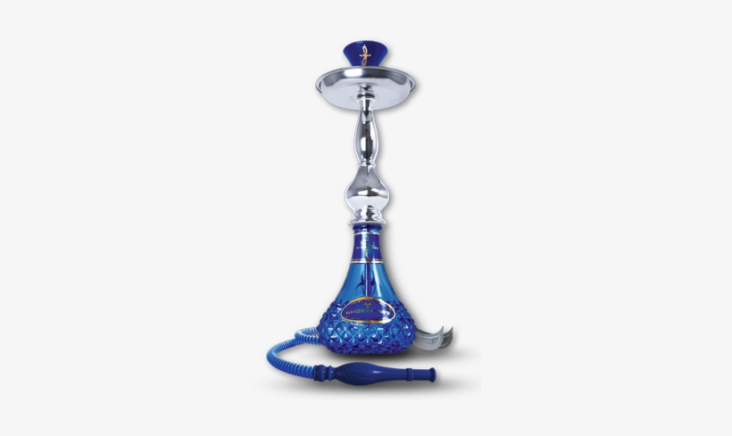 Khanjar Shockwave 18″ Hookah Blue - Hookah, transparent png