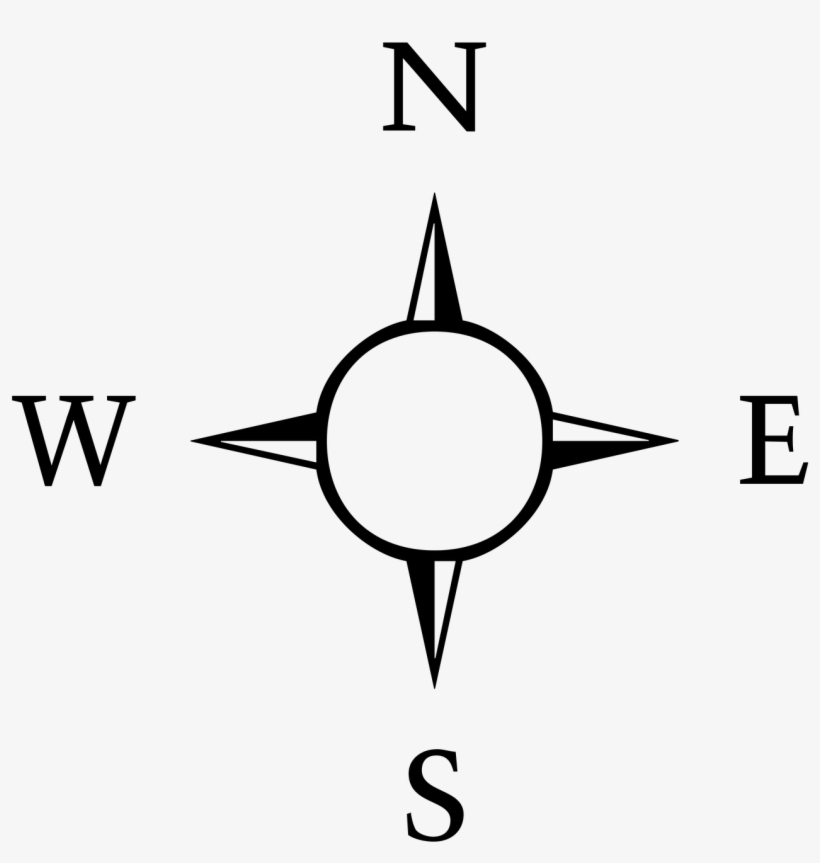 Vacation, Compass Rose Points Of The Compass Icon Sh - Compass Illustration, transparent png