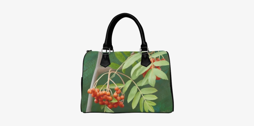Watercolor Rowan Tree - Irises Van Gogh Barrel Type Handbag Bag, transparent png