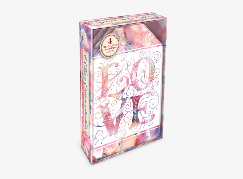Love Watercolor Boxed Scented Sachets - Punch Studio Love Watercolor - Boxed Scented Sachets, transparent png