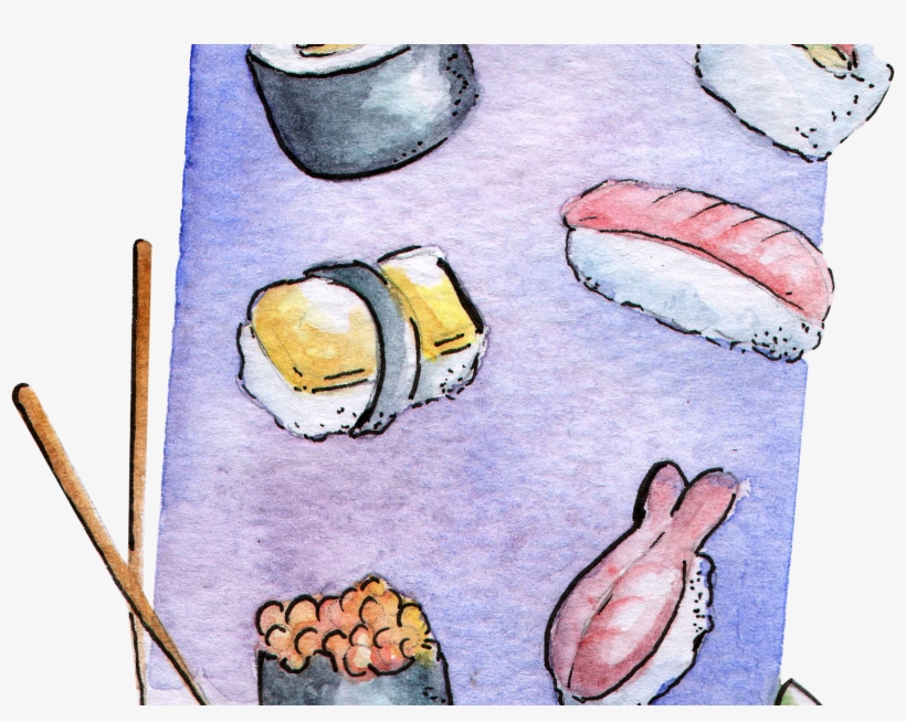Sushi Png, transparent png